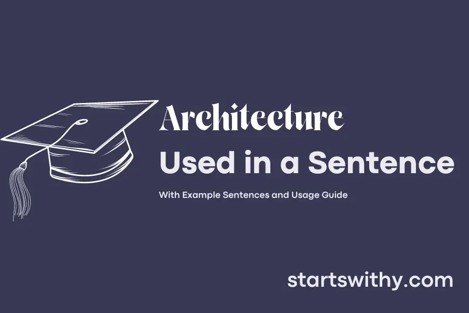 sentence with Architecture