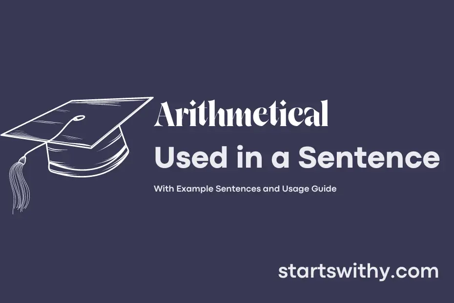 sentence with Arithmetical