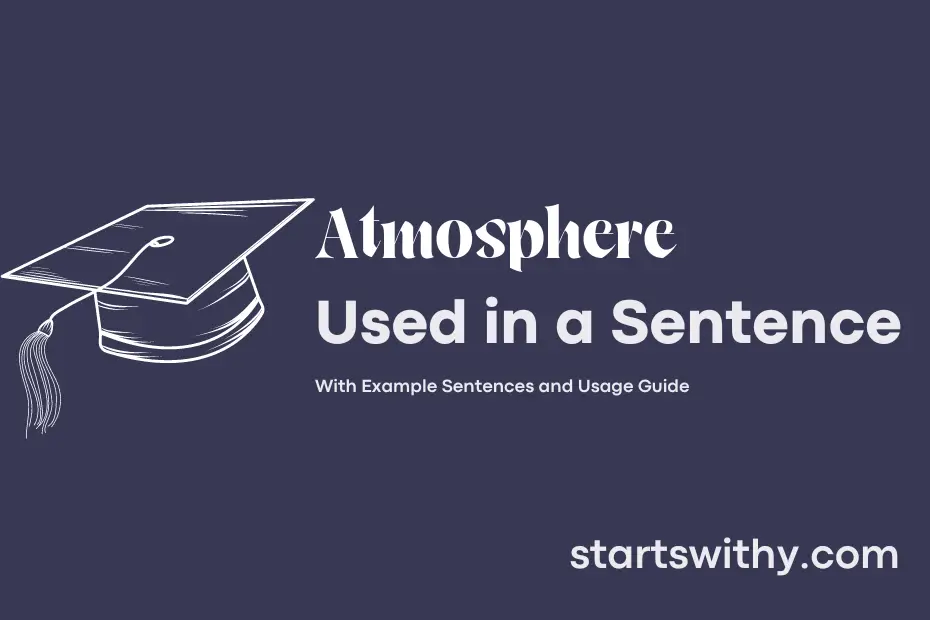 sentence with Atmosphere