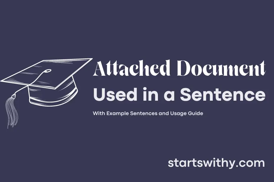 sentence with Attached Document