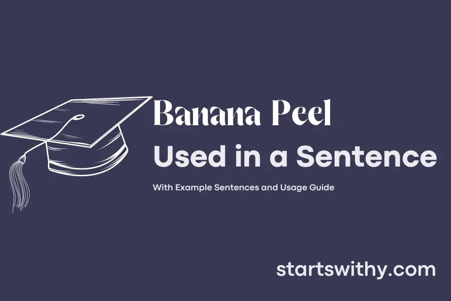 sentence with Banana Peel