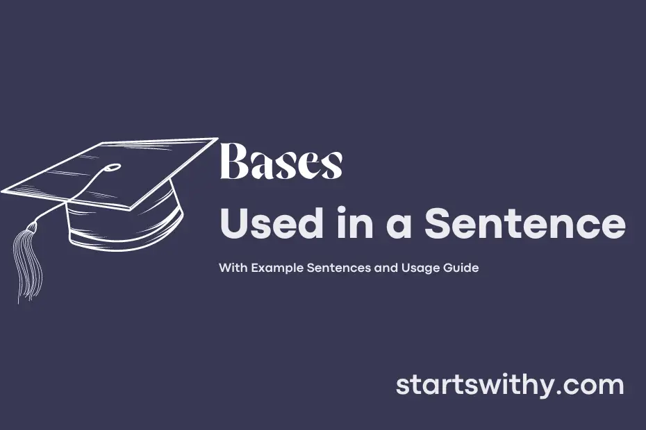 sentence with Bases
