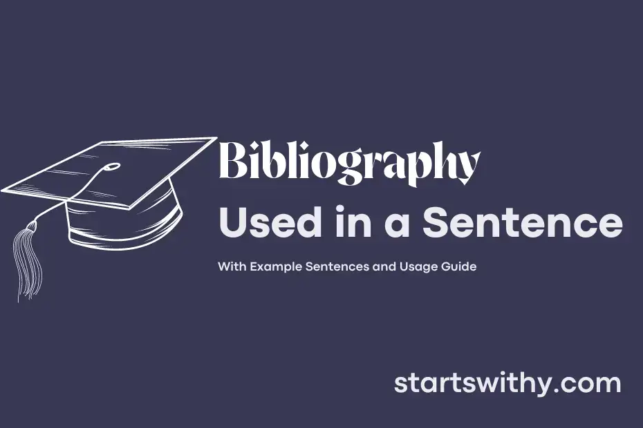 sentence with Bibliography