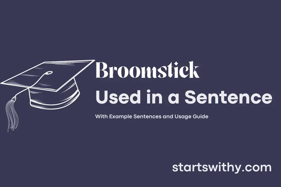 sentence with Broomstick