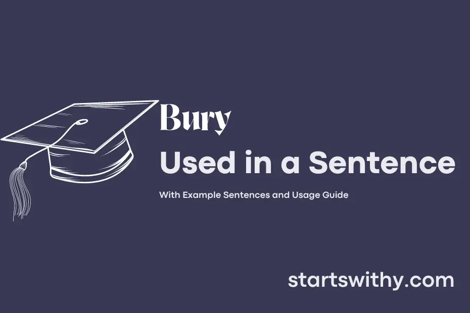 sentence with Bury
