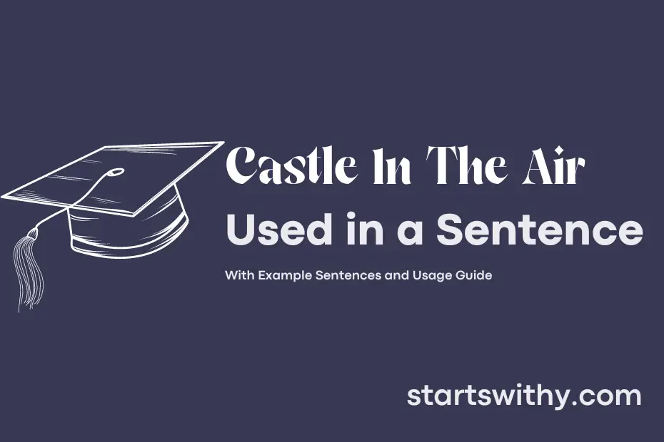 sentence with Castle In The Air