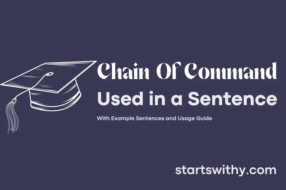 sentence with Chain Of Command