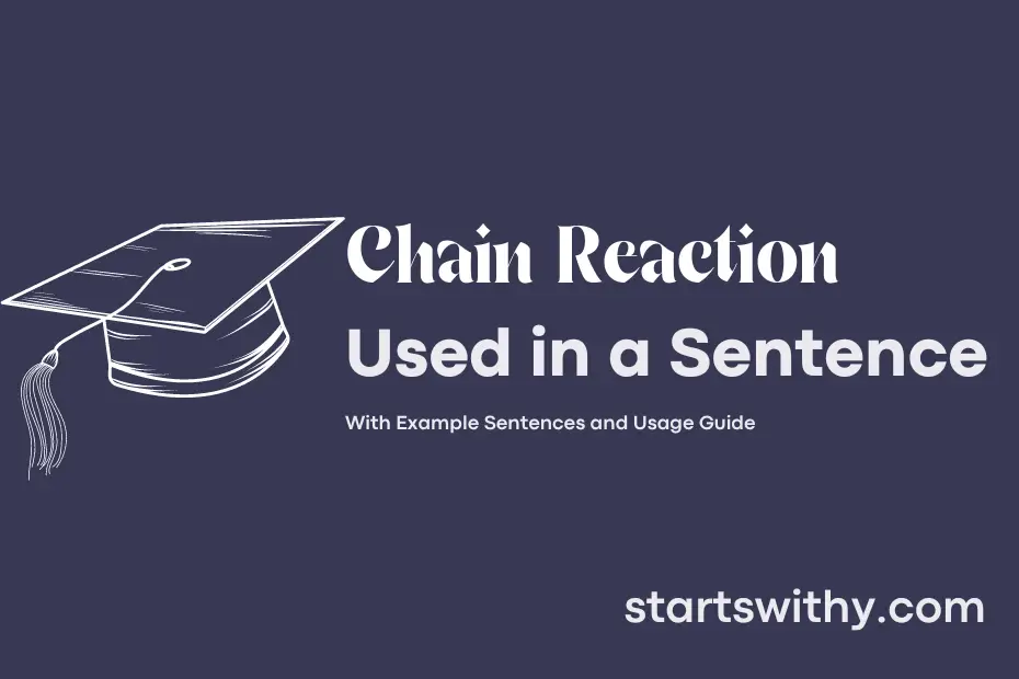 sentence with Chain Reaction