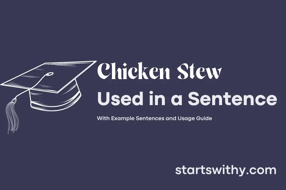 sentence with Chicken Stew