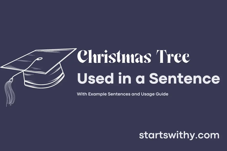 sentence with Christmas Tree