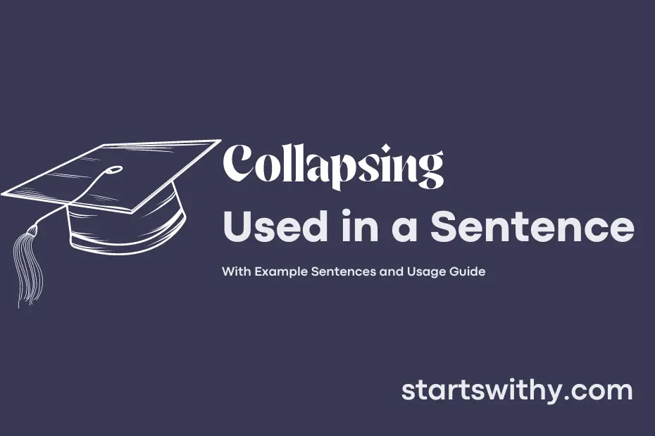 sentence with Collapsing