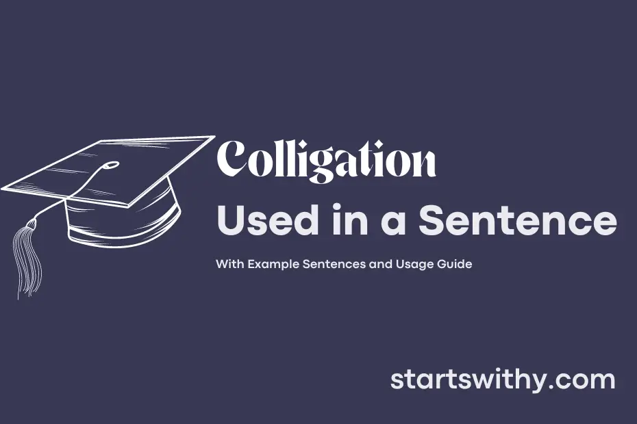 sentence with Colligation