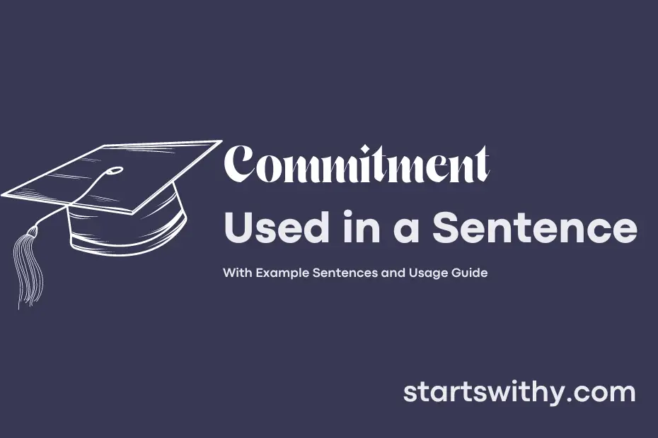 sentence with Commitment