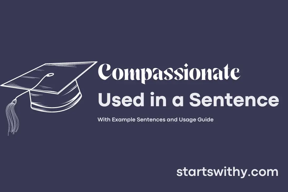 sentence with Compassionate