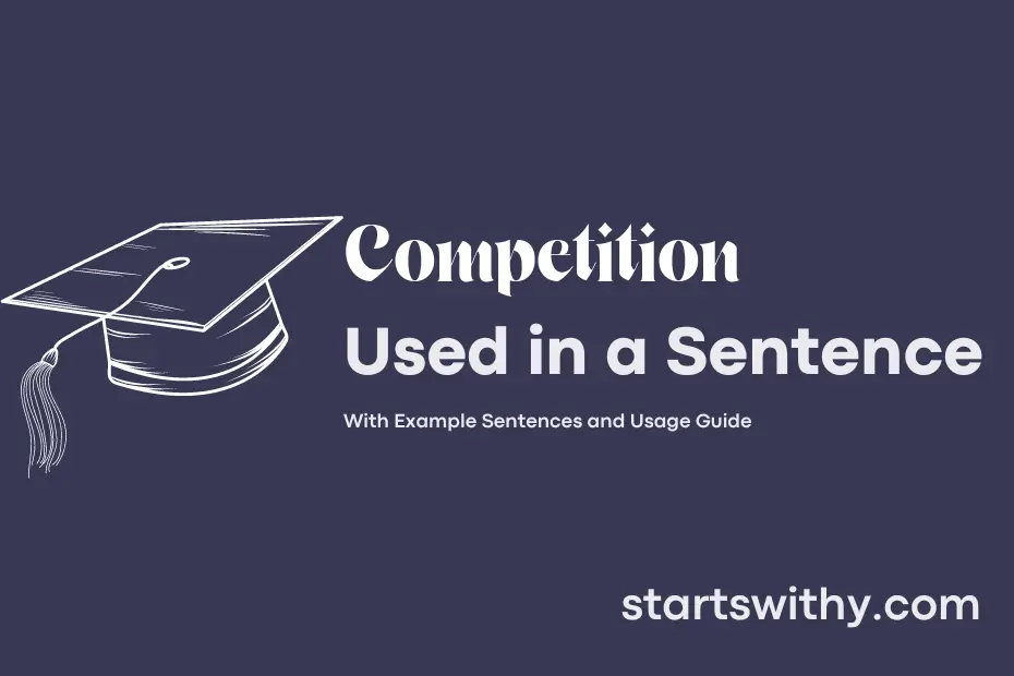sentence with Competition