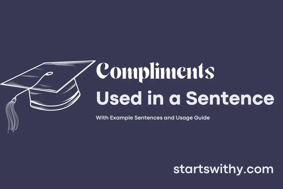 sentence with Compliments