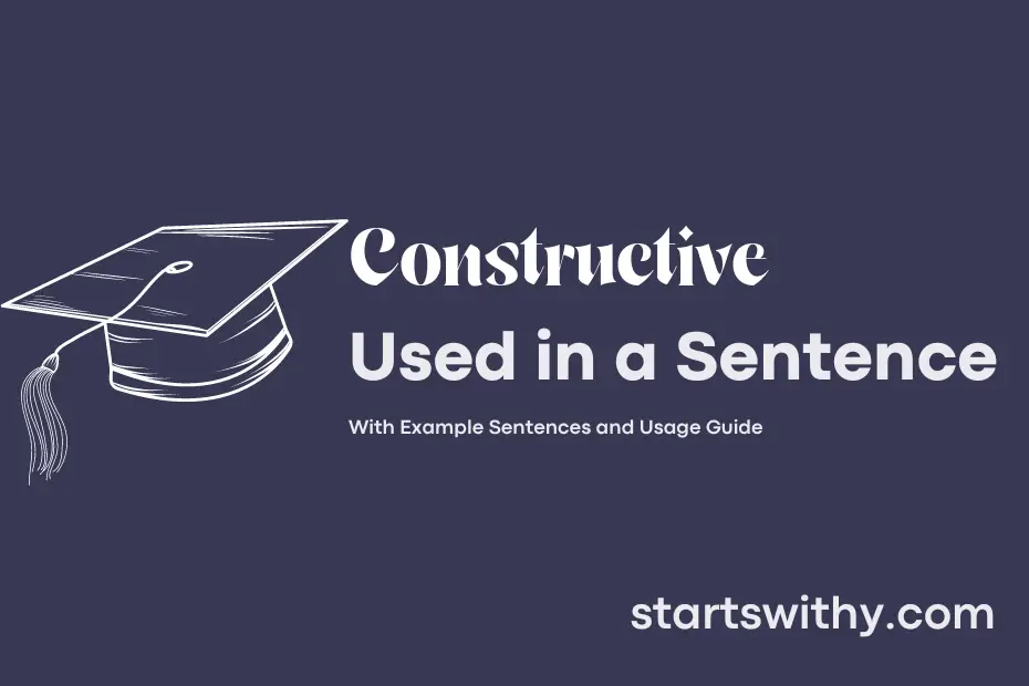 sentence with Constructive