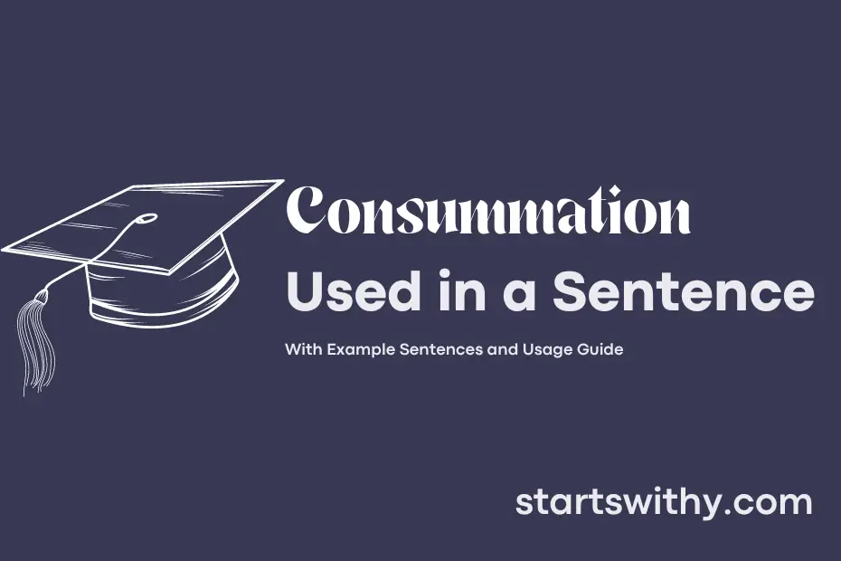 sentence with Consummation