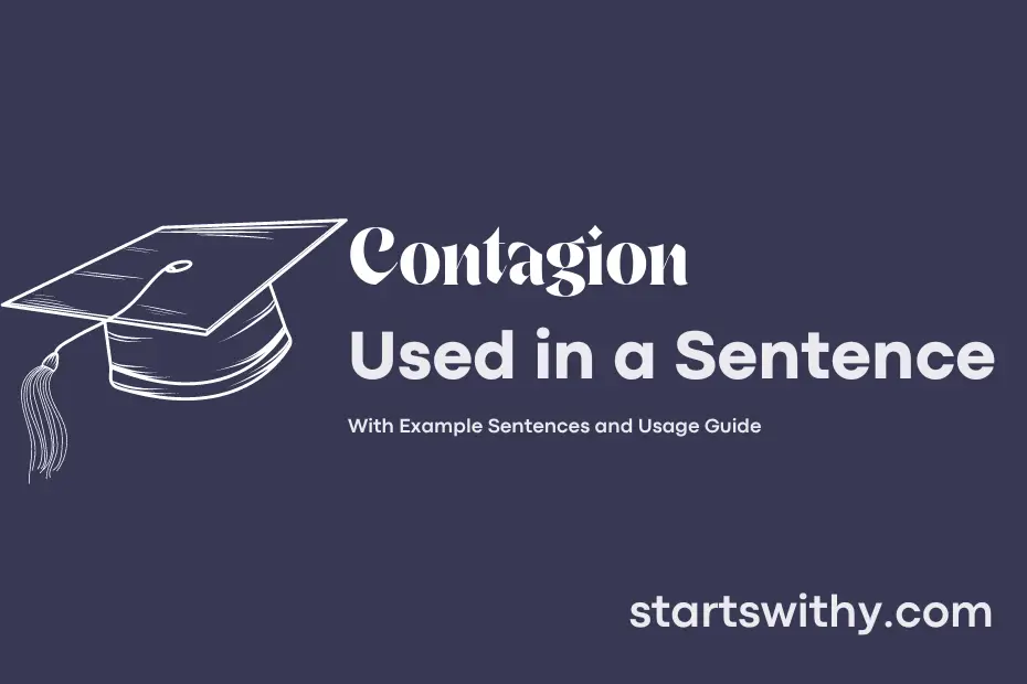 sentence with Contagion