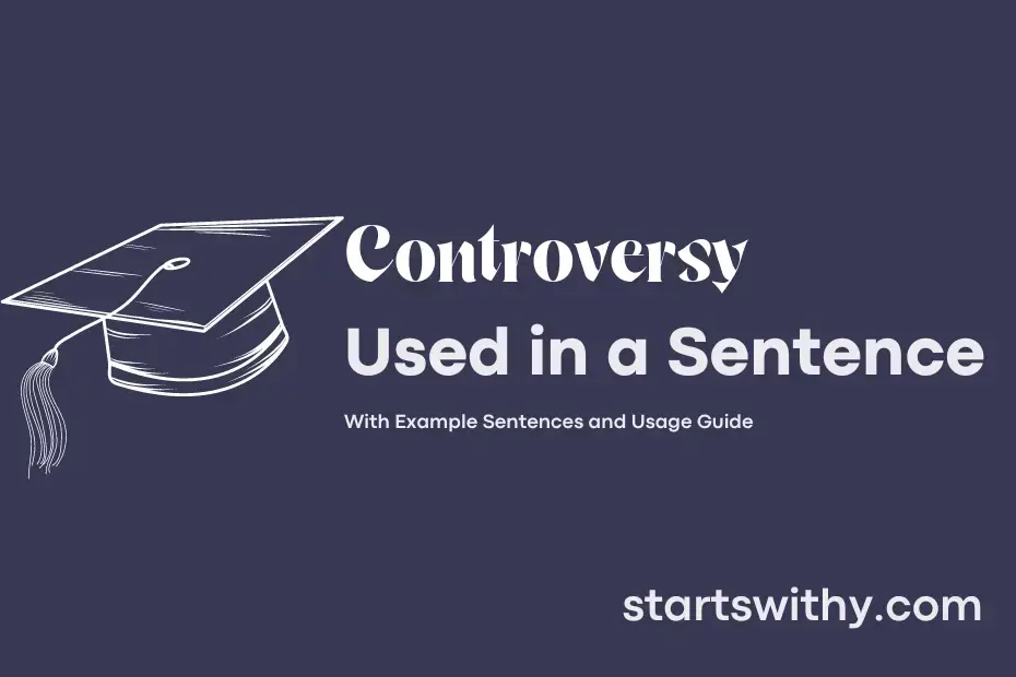 sentence with Controversy