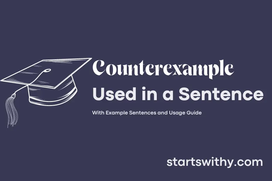 sentence with Counterexample