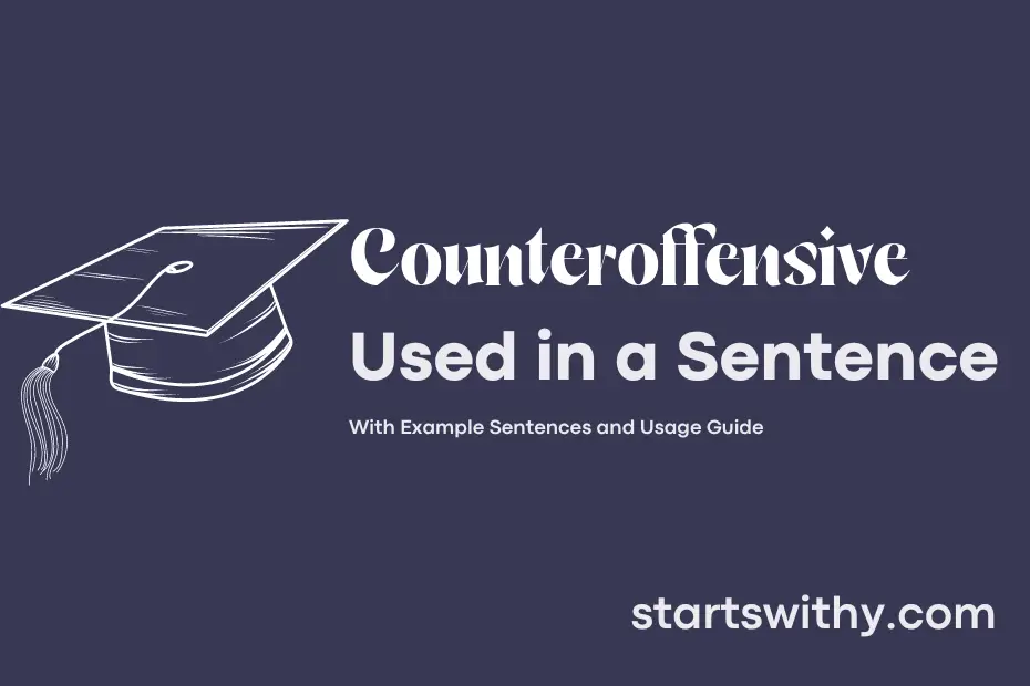 sentence with Counteroffensive