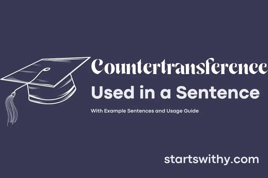 sentence with Countertransference
