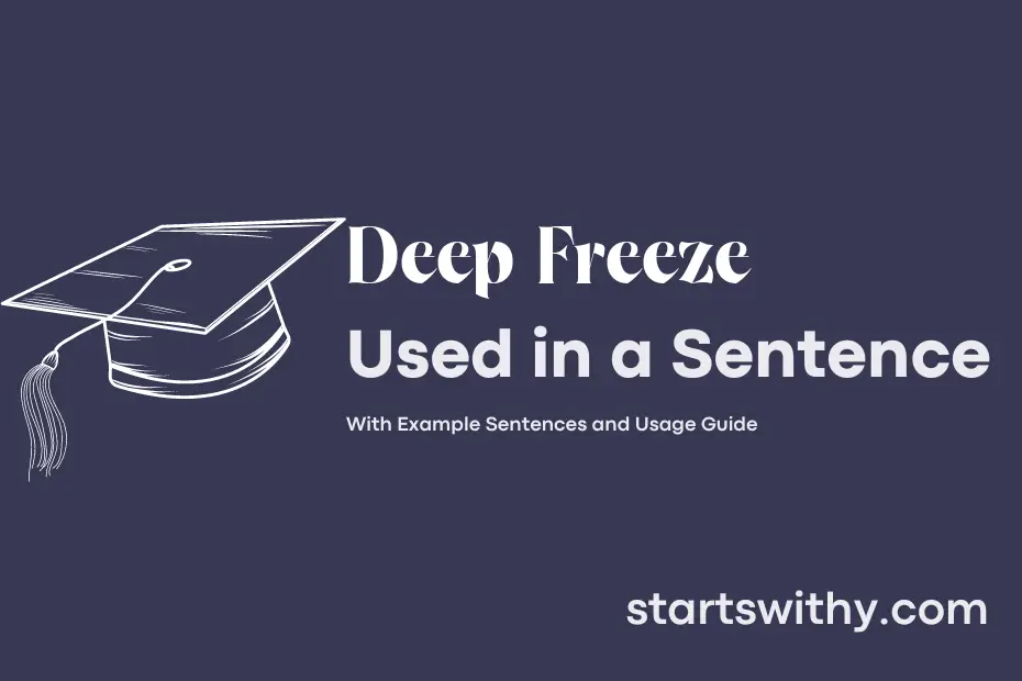 sentence with Deep Freeze