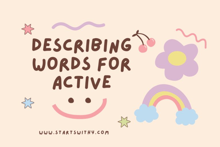 Adjectives for Active: Boost Your Writing with Dynamic Descriptors