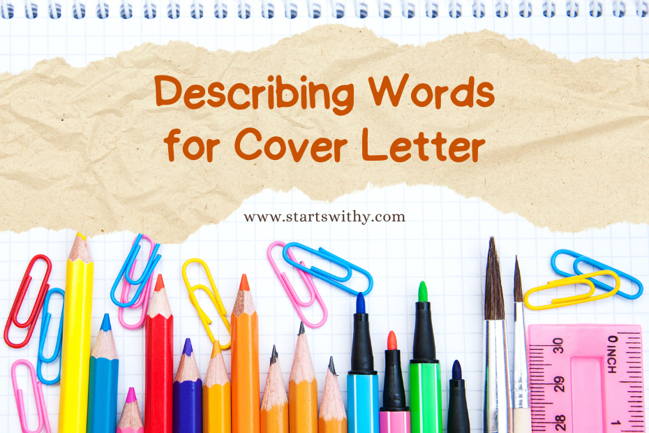 Describing Words for Cover Letter