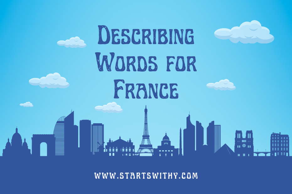 Describing Words for France