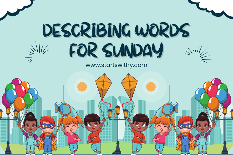 Describing Words for Sunday
