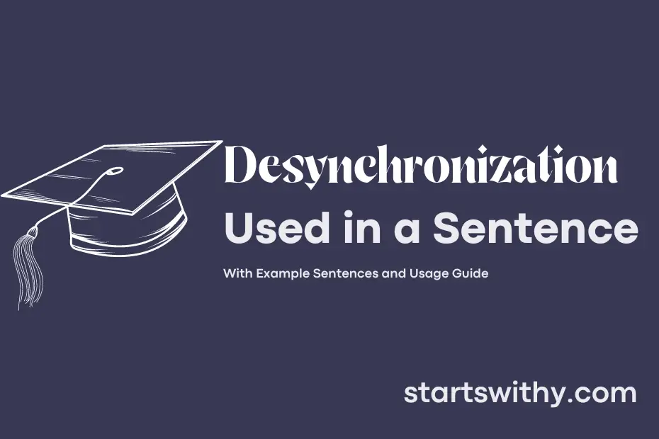 sentence with Desynchronization