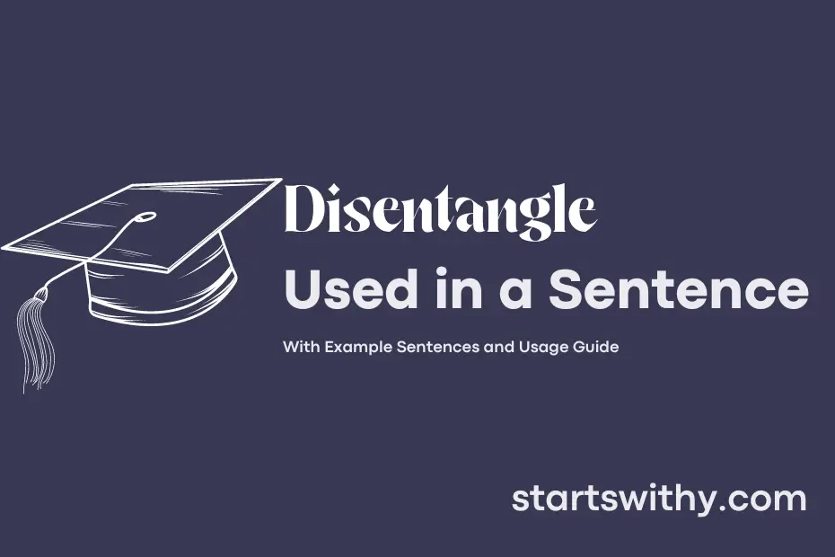 sentence with Disentangle