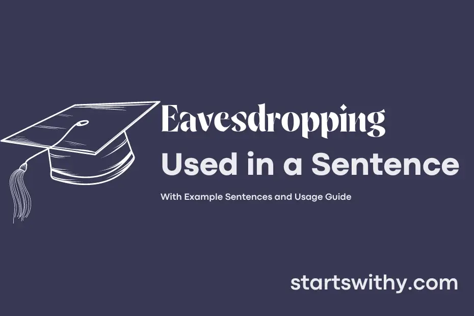 sentence with Eavesdropping