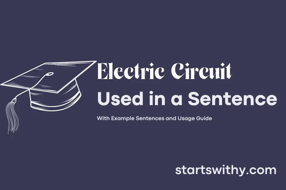 sentence with Electric Circuit