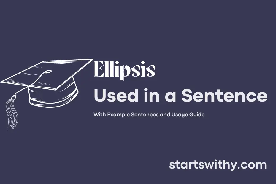 sentence with Ellipsis