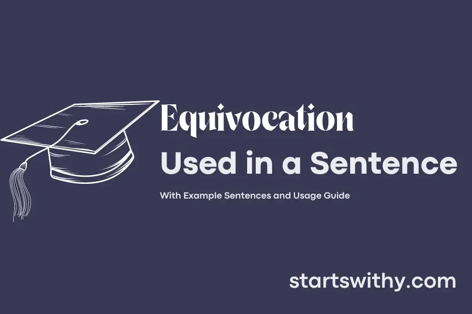 sentence with Equivocation