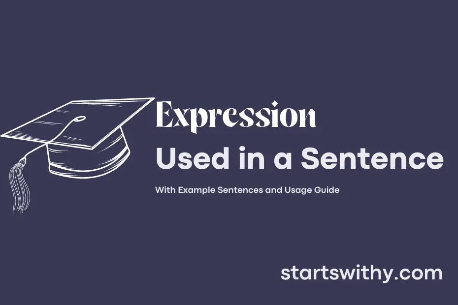 sentence with Expression