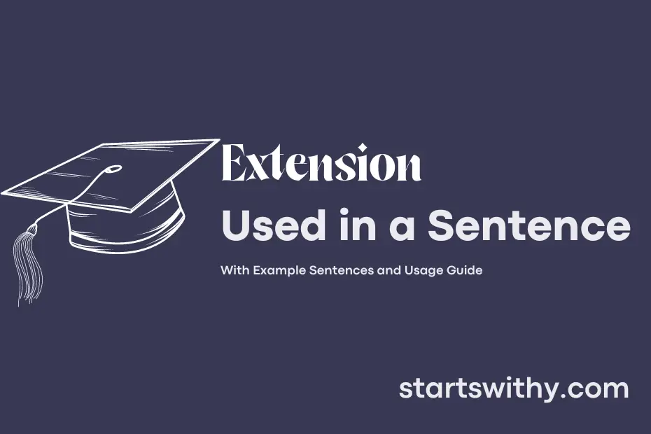 sentence with Extension