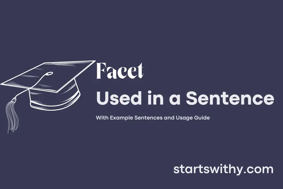 sentence with Facet