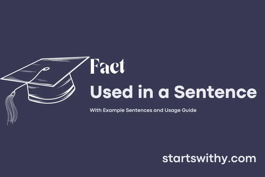 sentence with Fact