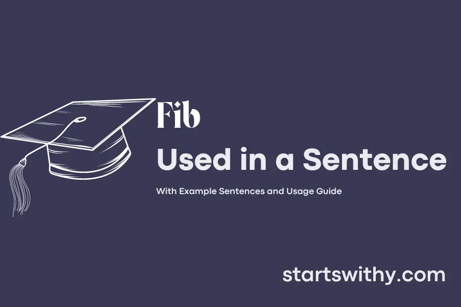 sentence with Fib