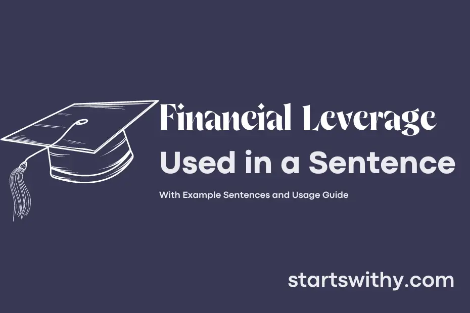 sentence with Financial Leverage