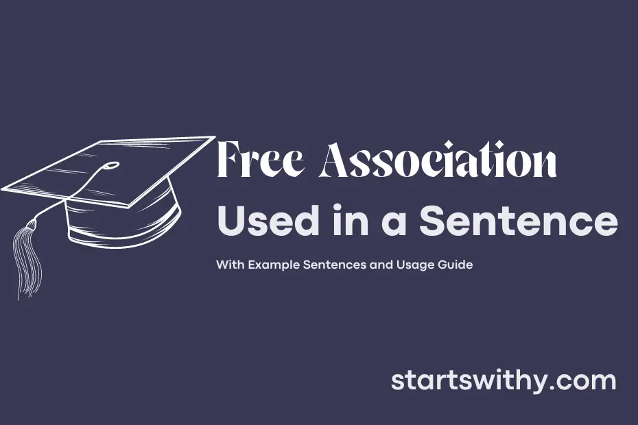 sentence with Free Association