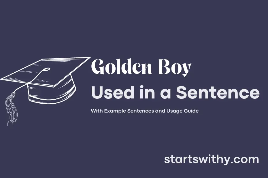 sentence with Golden Boy