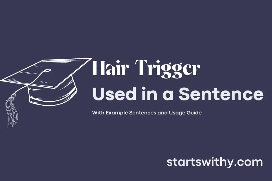 sentence with Hair Trigger