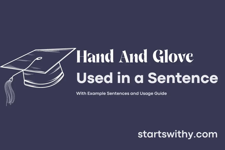 sentence with Hand And Glove