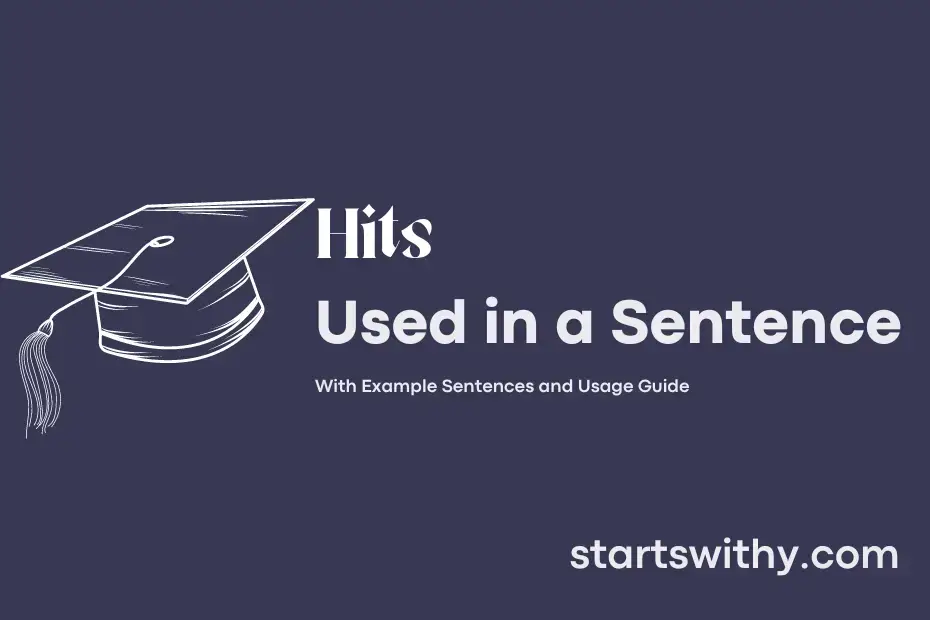 sentence with Hits