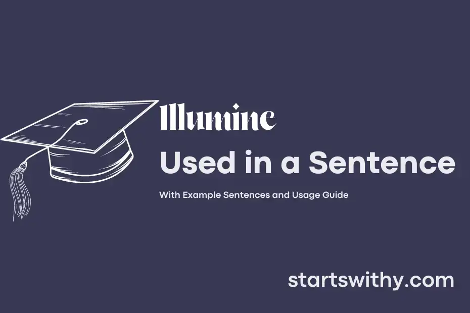 sentence with Illumine